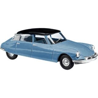 Busch 48025 H0 Auto Citroën DS19 blauw