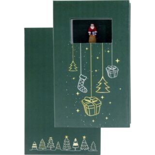 NOCH 0099503 Cadeaubox „Christmas”  figuren Handbeschilderd