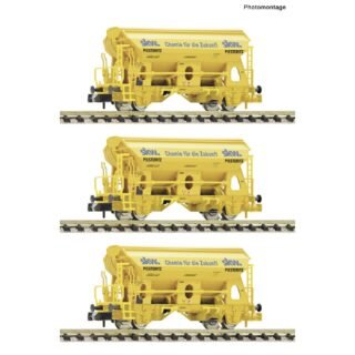 Fleischmann 6660172 N 3-delig Set: Zwenkdakwagen „SKW Piesteritz”