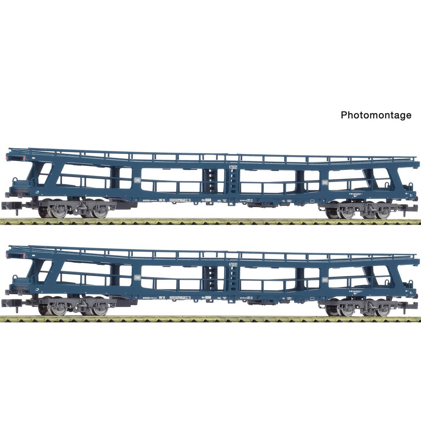 Fleischmann 6260066 N 2-delig Set: Reiswagen voor autotransport, DB