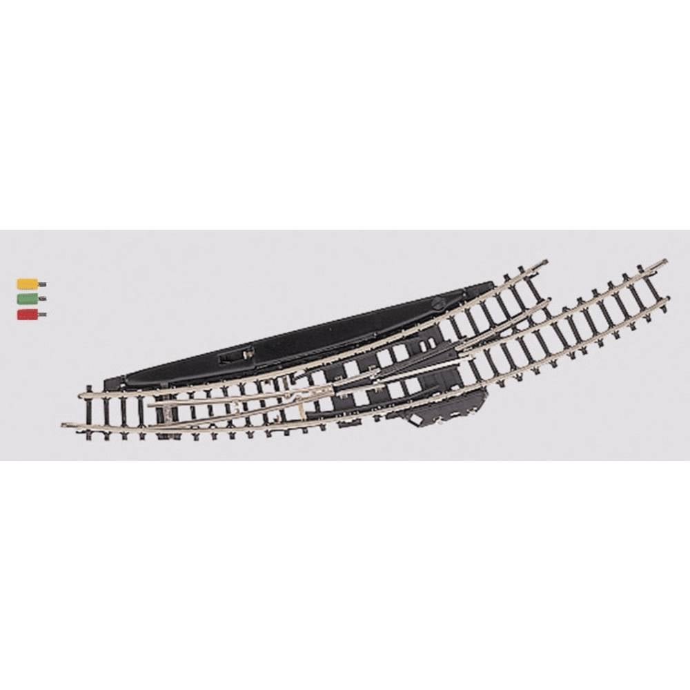 8568 Z Märklin miniclub rails Gebogen wissel, Elektromechanisch, Links 30 ° 195 mm 1 stuk(s)