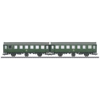 Märklin 43186 H0 ombouwrijtuig-paar 2e klas Van de DB 2e klas