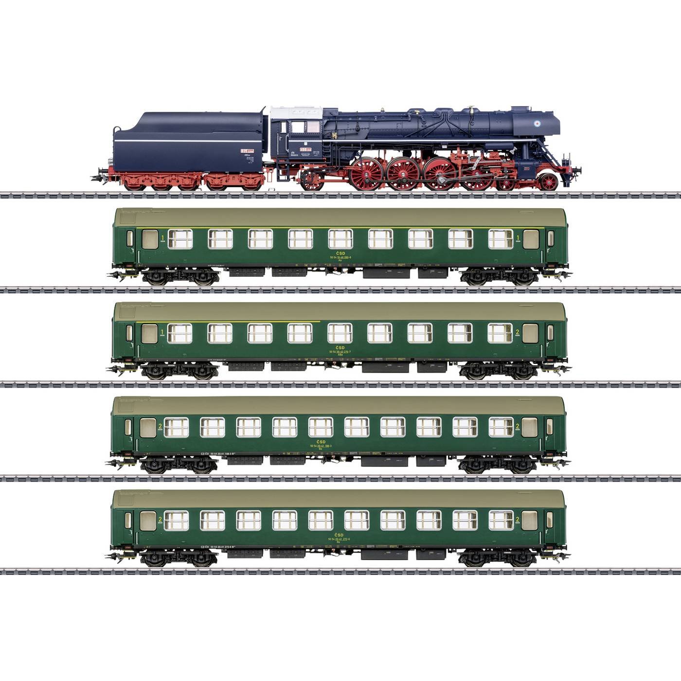 Märklin 026498 H0 treinset museumtrein met albatros