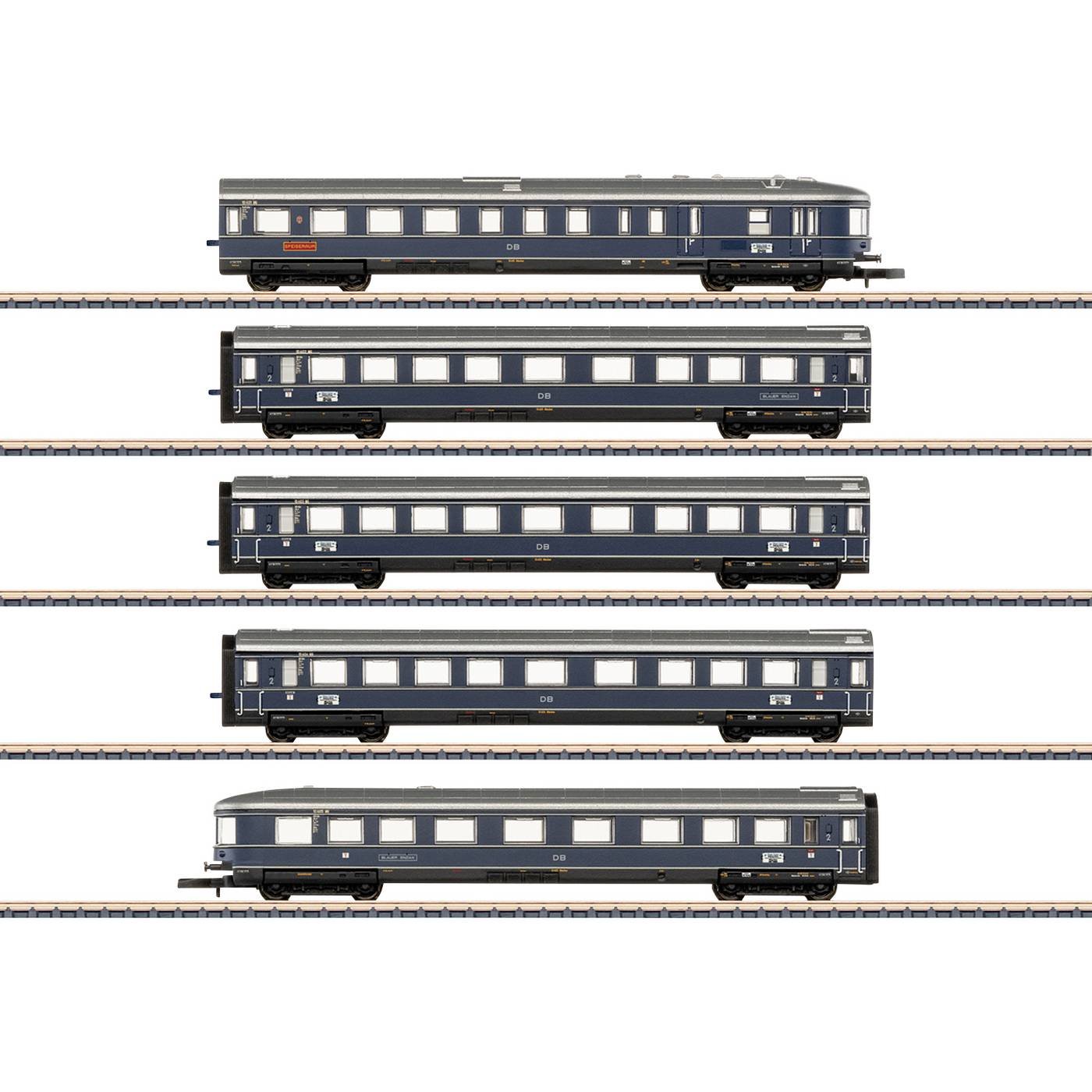 Märklin 087615 Z Wagenset Blue Enzian DB, MHI