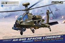 MENG-Model QS-004 Boeing AH-64D Apache Longbow Heavy Attack Helicopter Schaal 1:35