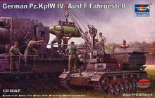 Trumpeter 00363 German Pz.Kpfw IV Ausf F Fahrgestell Bouwpakket Schaal 1:35