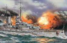 ICM S.005 Markgraf WWI German Battleship Bouwpakket Schaal 1:350