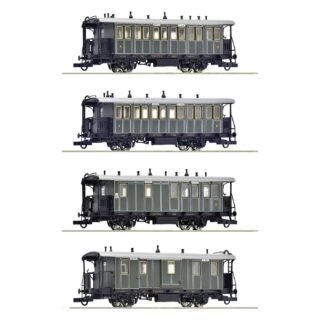 Roco 6200197 H0 4-delig Set: Lokale trein van de Königlich Bayerische Staatsbahn