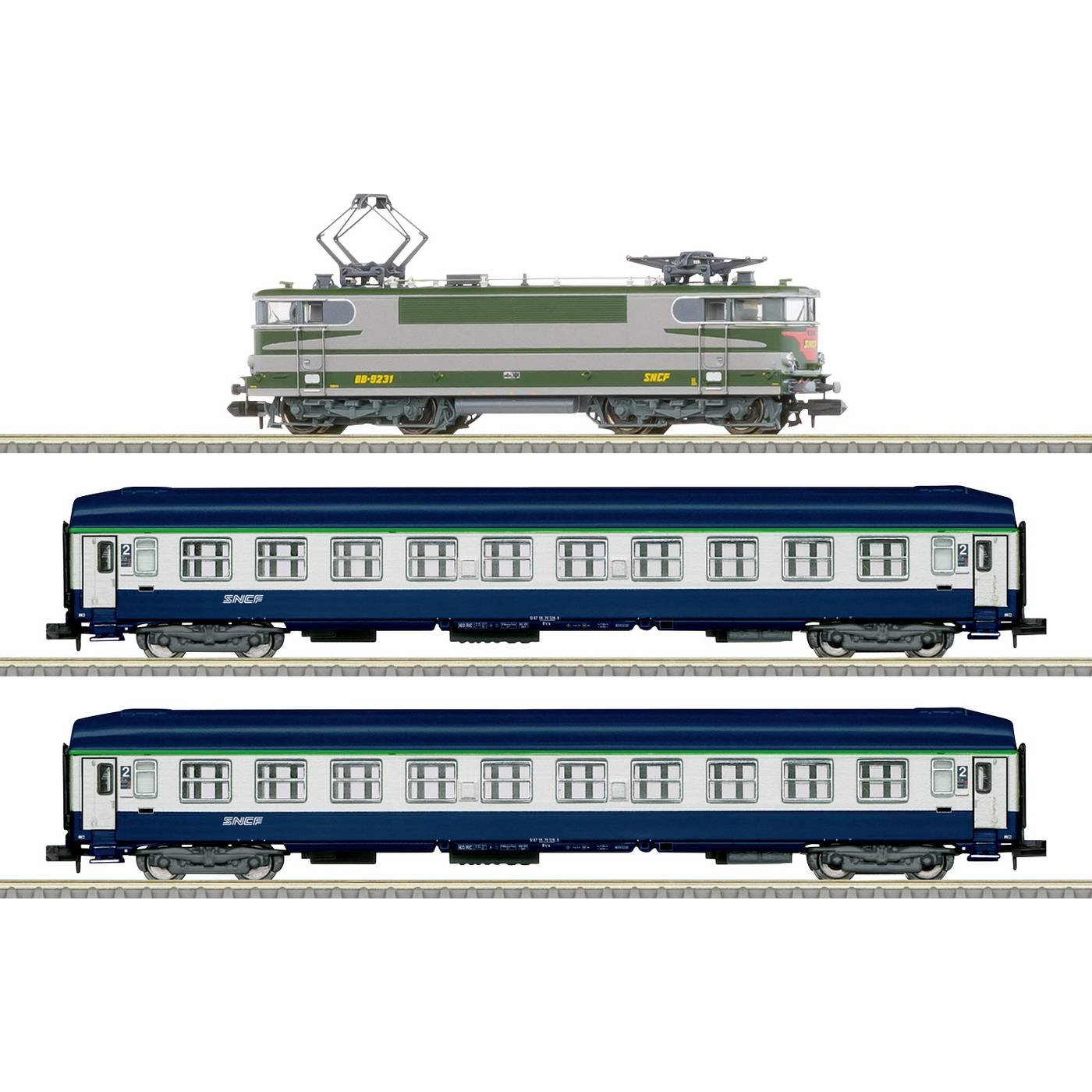 MiniTrix T11168 N startpakket passagierstrein SNCF