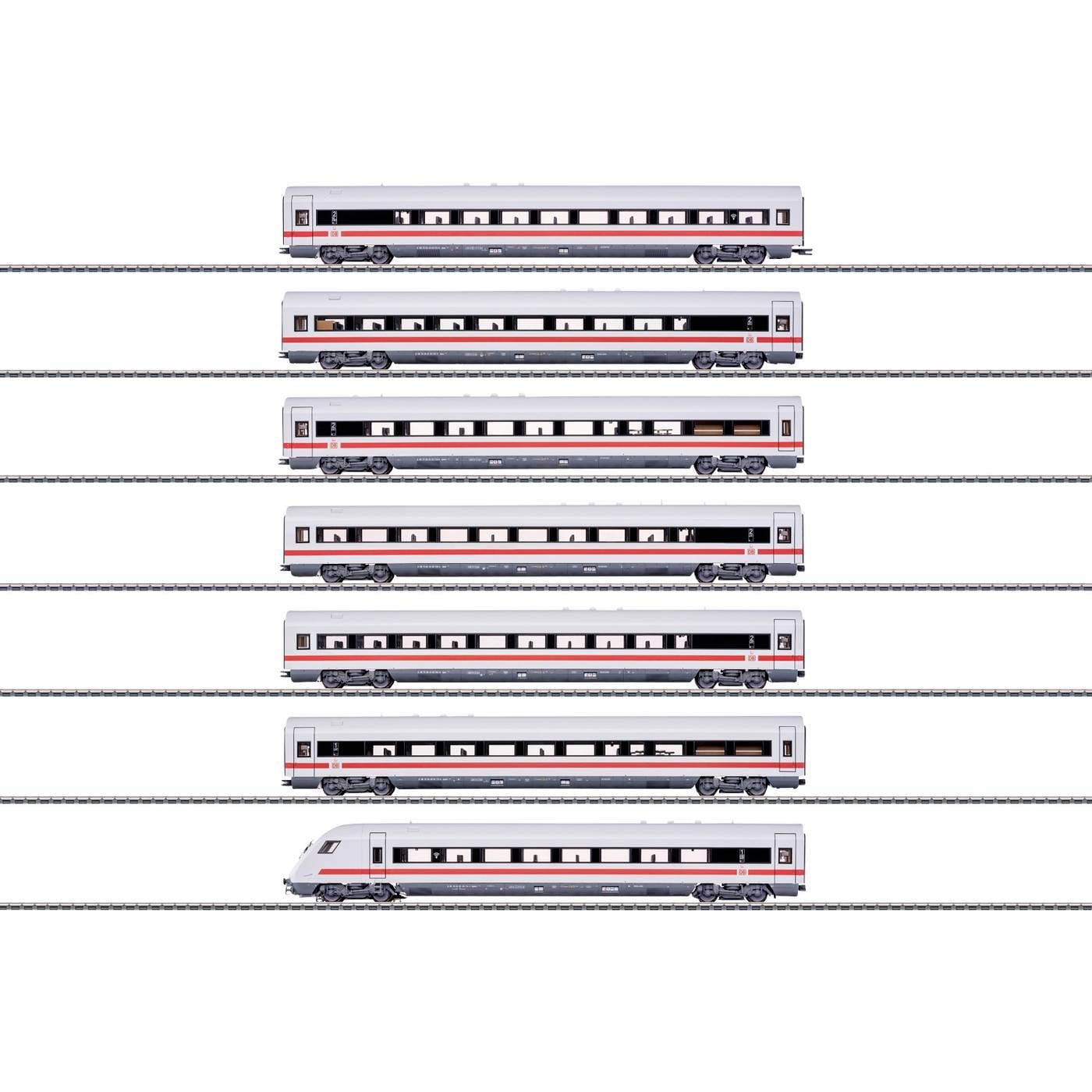 Märklin 042930 H0 ICE-wagon-set m.7 wagons DB AG