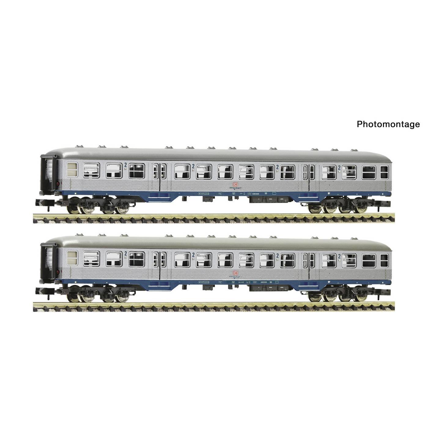 Fleischmann 6260091 N 2-delig Set 2: Buggy voor openbaar vervoer, DB AG 2-delige set