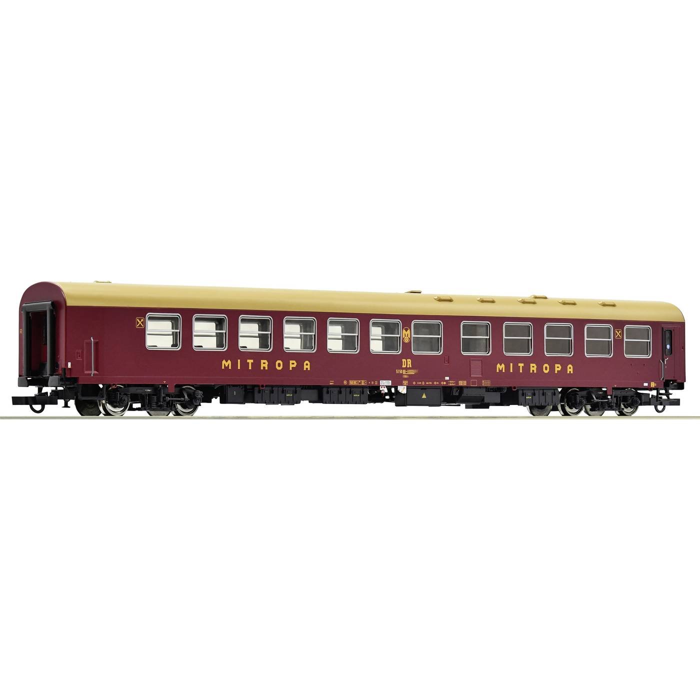 Roco 6200119 H0 restauratierijtuig MITROPA van de DR Restauratierijtuig