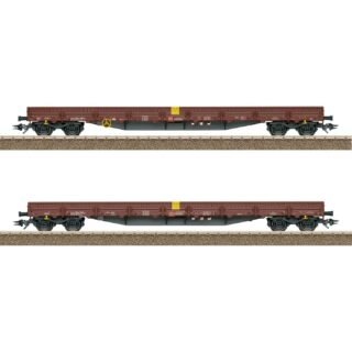 TRIX H0 T24431 Goederenwagen, Lageboordwagen DC