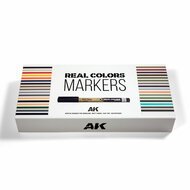 AK Interactive RCM150 SPECIAL BOX REAL COLORS MARKERS - 34 units