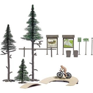Busch 1838 H0 mountainbiker Bouwpakket
