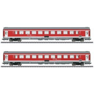 Märklin 42989 H0 set van 2 personenrijtuigen van de München-Nürnberg Express van de DB-AG