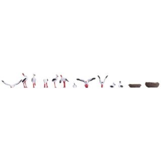 NOCH 15776 H0 Ooievaars figuren Kant-en-klaar model