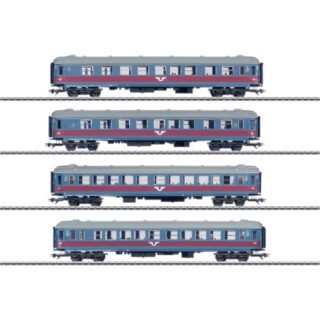 Märklin 43789 H0 4-delige set personenrijtuigen van de SJ
