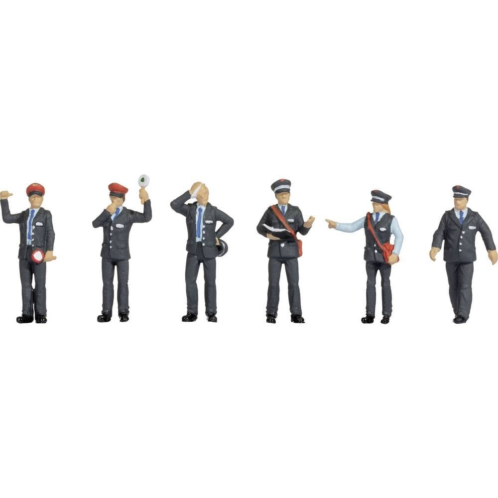 NOCH 15260 H0 Spoorwegpersoneel Zwitserland figuren Geverfd, Staand