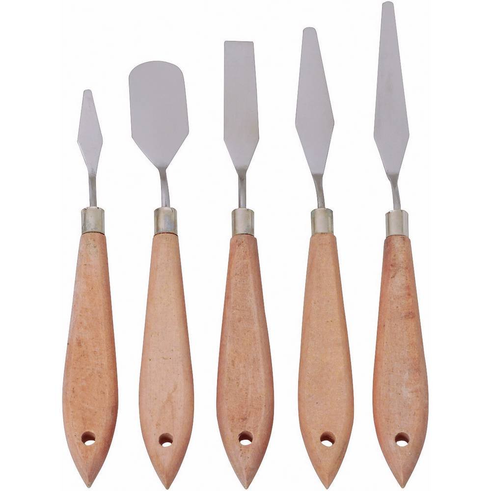 Reely RE-7042686 Spachtelset 5-delig, Hoog-elastisch