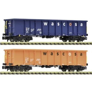 Fleischmann 6660140 N 2-delig Set: Open goederenwagens, Wascosa