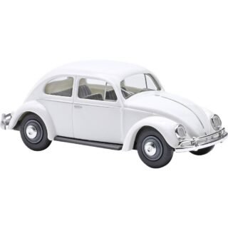 Busch 52956 H0 Auto Volkswagen (VW) Kever met ovale ramen, wit