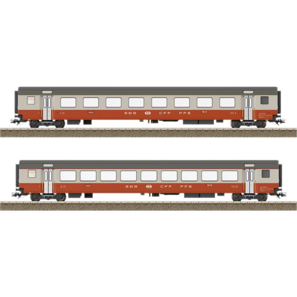 TRIX H0 23691 H0 set van 2 personenrijtuigen Swiss Express van de SBB