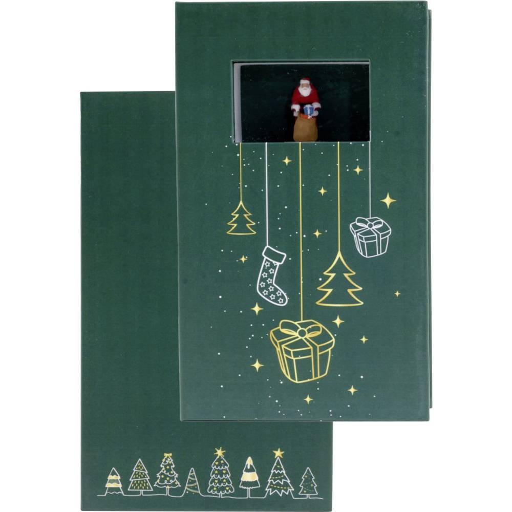 NOCH 0099503 Cadeaubox „Christmas” figuren Handbeschilderd
