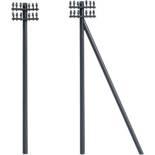 Auhagen 41204 H0 telegraafmasten (12 stuks) Bouwpakket