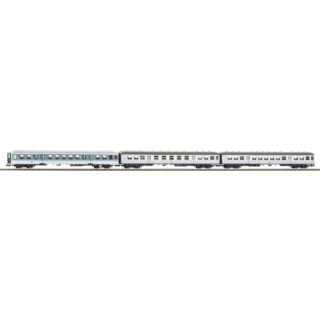 PIKO 40656 N set van 3 personenrijtuigen zilver DB AG V.