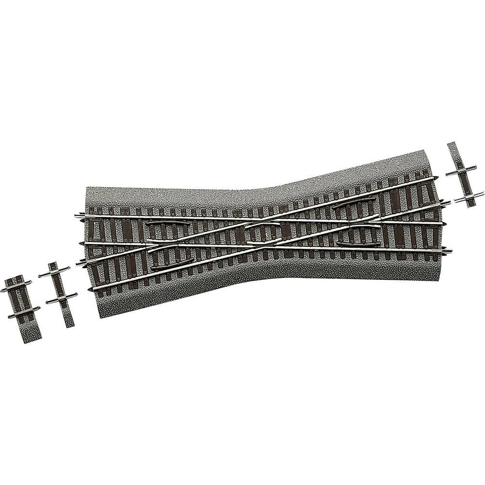 H0 RocoLine (met ballastbed) 42596 Kruising 230 mm 1 stuk(s)