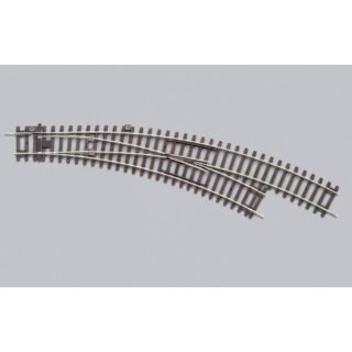 H0 Piko A-rails 55223 Gebogen wissel, Rechts 1 stuk(s)