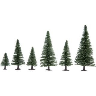NOCH Hobby 32820 Set bomen Zilverspar 35 tot 90 mm Donkergroen 25 stuk(s)
