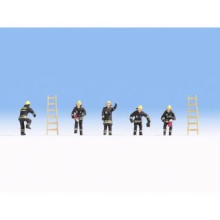 NOCH 36021 N Zwarte beschermende kleding figuren Geverfd, Staand