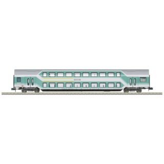 MiniTrix 18419 N dubbeldeksrijtuig DABz 755m 1e/2e klas van de DB AG