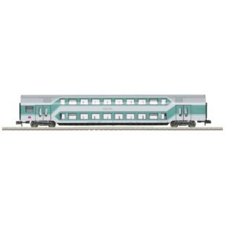 MiniTrix 18418 N dubbeldeksrijtuig DBz 750, 2e klas van de DB AG