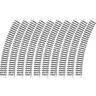 N Minitrix rails 14910 Gebogen rails 30 ° 261.8 mm 10 stuk(s)