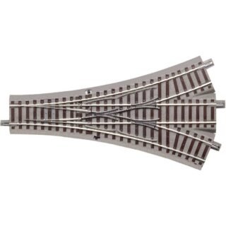 H0 Roco GeoLine (met ballastbed) 61160 Driewegwissel 1 stuk(s)