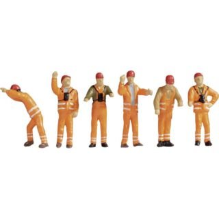 NOCH 15275 H0 Rangeerpersoneel figuren Staand, Geverfd