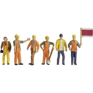 NOCH 15277 H0 Spoorwegarbeiders figuren Geverfd, Staand