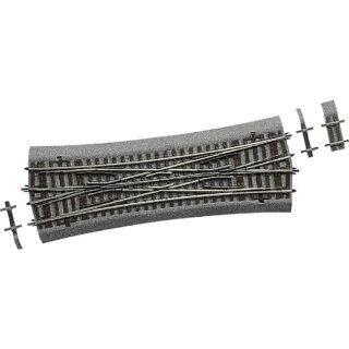 H0 RocoLine (met ballastbed) 42595 Engels wissel, Dubbel 230 mm 1 stuk(s)
