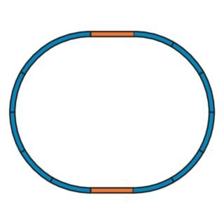 H0 Piko A-rails 55300 Uitbreidingsset Set A 1 set(s)