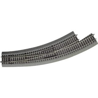 H0 RocoLine (met ballastbed) 42572 Gebogen wissel, Links 1 stuk(s)